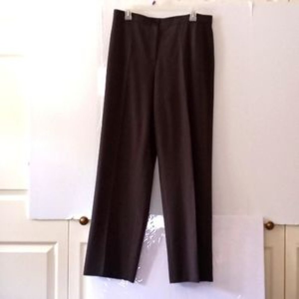 Briggs New York Women's Pinstripe Dress Pants - Size (12) - Gray